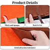 7Pcs 7 Colors Non-woven Felt Fabric DIY-CP0012-69A-5
