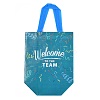 Printed Non-Woven Reusable Folding Wine Bottle Gift Bags with Handle LS-ABAG-C012-04B-2