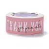 Pink Rectangle Paper Thank You Stickers X1-DIY-C042-07B-2