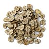 100Pcs Wood Cabochons WOOD-G020-09-1