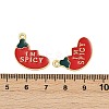 Cinco De Mayo Theme Alloy Enamel Pendants ENAM-V001-05P-G-3