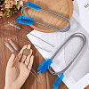 304 Stainless Steel PP Cleaner Double Ended Elastic Hose Pipe AJEW-GF0010-35-3