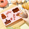 2Pcs College Theme Silicone Molds ST-CJ0043-009-5