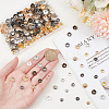600Pcs 12 Style Iron Bead Caps IFIN-AR0001-30-3