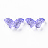 Transparent Spray Painted Glass Beads LS-GLAA-S190-018A-06-2