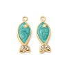 304 Stainless Steel Enamel Pendants STAS-Z122-22G-01-1