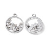 Alloy Crystal Rhinestone Pendants ALRI-K049-12P-2