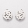 Non-Tarnish 201 Stainless Steel Charms STAS-Q201-T057-2
