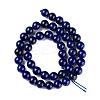 Natural Lapis Lazuli Round Beads Strands G-I181-10-10mm-4