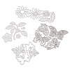 Flower & Leaf & Butterfly Frame Carbon Steel Cutting Dies Stencils DIY-TA0002-88-3