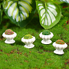 8Pcs 4 Styles Resin Simulated Flower Bed AJEW-GO0001-71-5