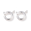 Eco-friendly Brass Spring Ring Clasps KK-D082-01B-S-1
