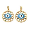 Real 18K Gold Plated Brass Pendants KK-L209-010G-01-1
