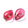Transparent Glass Charms GGLA-M004-05B-4