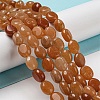 Natural Red Aventurine Beads Strands G-M420-D06-01-2