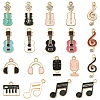 40Pcs 20 Styles Alloy Enamel Pendants ENAM-YW0005-94-2