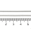 1.5mm Rack Plating Brass Snake Chain Necklaces for Women Men MAK-L044-13P-5