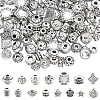 150Pcs 15 Styles Tibetan Style Alloy Beads FIND-SC0009-56-1