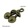 Tibetan Style Alloy 3D Cherry Charms TIBEP-23493-AB-NR-2