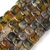 Natural Dragon Veins Agate Beads Strands G-G177-E11-05-1