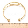 304 Stainless Steel Cuff Bangles BJEW-L682-034G-5