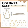Iron Hoop Earring Findings IFIN-LP0001-18B-2