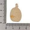 Thanksgiving Day Golden Tone Alloy Enamel Pendants ENAM-M002-02N-G-3