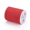 Round Waxed Polyester Cord X-YC-G006-01-1.0mm-15-2