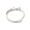 Non-Tarnish 304 Stainless Steel Word Adjustable Ring RJEW-L107-026P-3