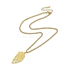 304 Stainless Steel Pendant Necklaces LS-NJEW-C017-02G-2
