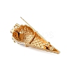 Ice Cream Alloy Rhinestone Lapel Pins for Backpack Clothes JEWB-H032-04G-3