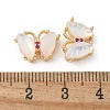 Brass Micro Pave Cubic Zirconia Pendants KK-U052-14G-3