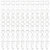 DIY 304 Stainless Steel Geometry Dangle Earrings Making Kit DIY-DR0001-37-1