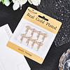 12Pcs Brass Micro Pave Clear Cubic Zirconia Pendants KK-BBC0022-12-6