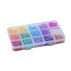 750Pcs 15 Colors Baking Painted Glass Beads Strands DGLA-YW0001-09-6