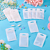 160Pcs Plastic Yin-yang Resealable Bags with Visible Window ABAG-TA0001-94C-6