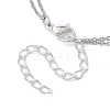 304 Stainless Steel Bib Necklaces for Women NJEW-TA00137-5