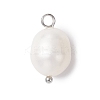 Natural Cultured Freshwater Pearl Pendants PALLOY-JF04381-02-3