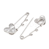 Radiant Heart 304 Stainless Steel Safety Pins Brooch Findings SA-CBA098D-15C-P02-2
