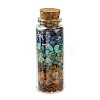 Glass Wishing Bottle Decoration AJEW-JD00012-01-1