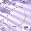 Brass Micro Pave Grade AAA Cubic Zirconia Letter Pendant Necklaces NJEW-JN04771-21-2