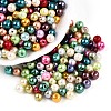 Baking Paint Pearlized Glass Pearl Beads HY-Q003-6mm-M01-1