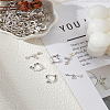 40Bags Tibetan Style Heart Toggle Clasps FIND-LP0007-46-1
