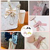 26Pcs Acrylic & Polyester Bowknot & Alloy Enamel Pendant Decoration HJEW-PH01949-6