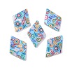 Natural Freshwater Shell Pendants BSHE-S304-19D-1