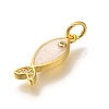 Brass Cubic Zirconia Pendants KK-M295-14G-01-2