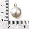 ABS Plastic Imitation Pearl Pendants FIND-H052-01H-01KCG-3
