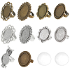 DIY Blank Dome Finger Rings Making Kit DIY-SC0022-28-1