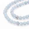 Natural Aquamarine Beads Strands G-Q951-01-6mm-3