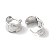 Ring Brass Hoop Earrings for Women EJEW-U008-10P-2